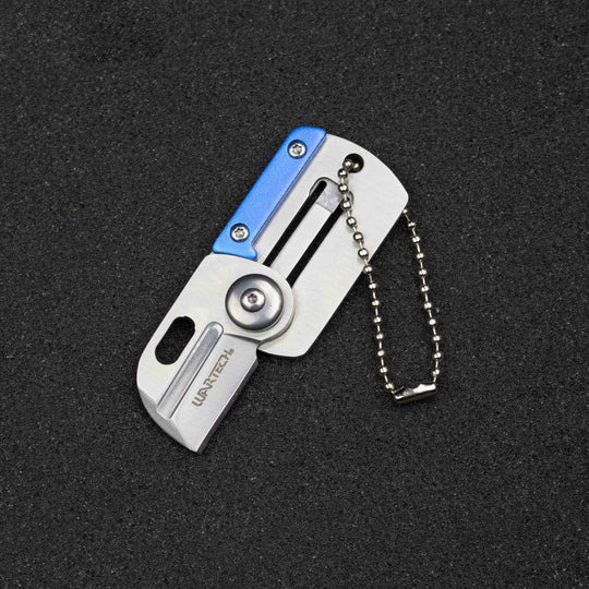 Mini Folding Knife Keychain (Multiple Colors)