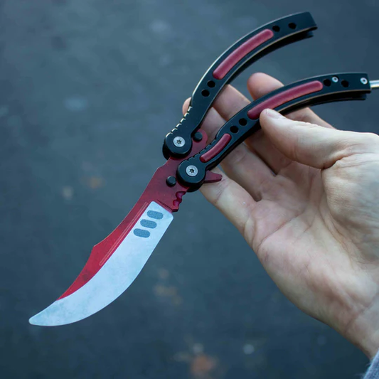Red Machine Balisong Butterfly Knife