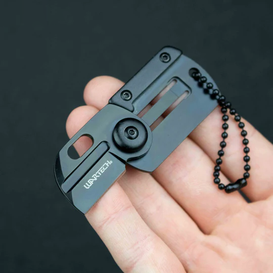 Mini Folding Knife Keychain (Multiple Colors)